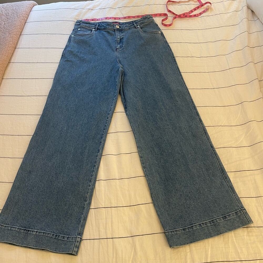 NWOT STAUD Grayson Medium Wash Jeans Size 12 - Picture 5 of 11